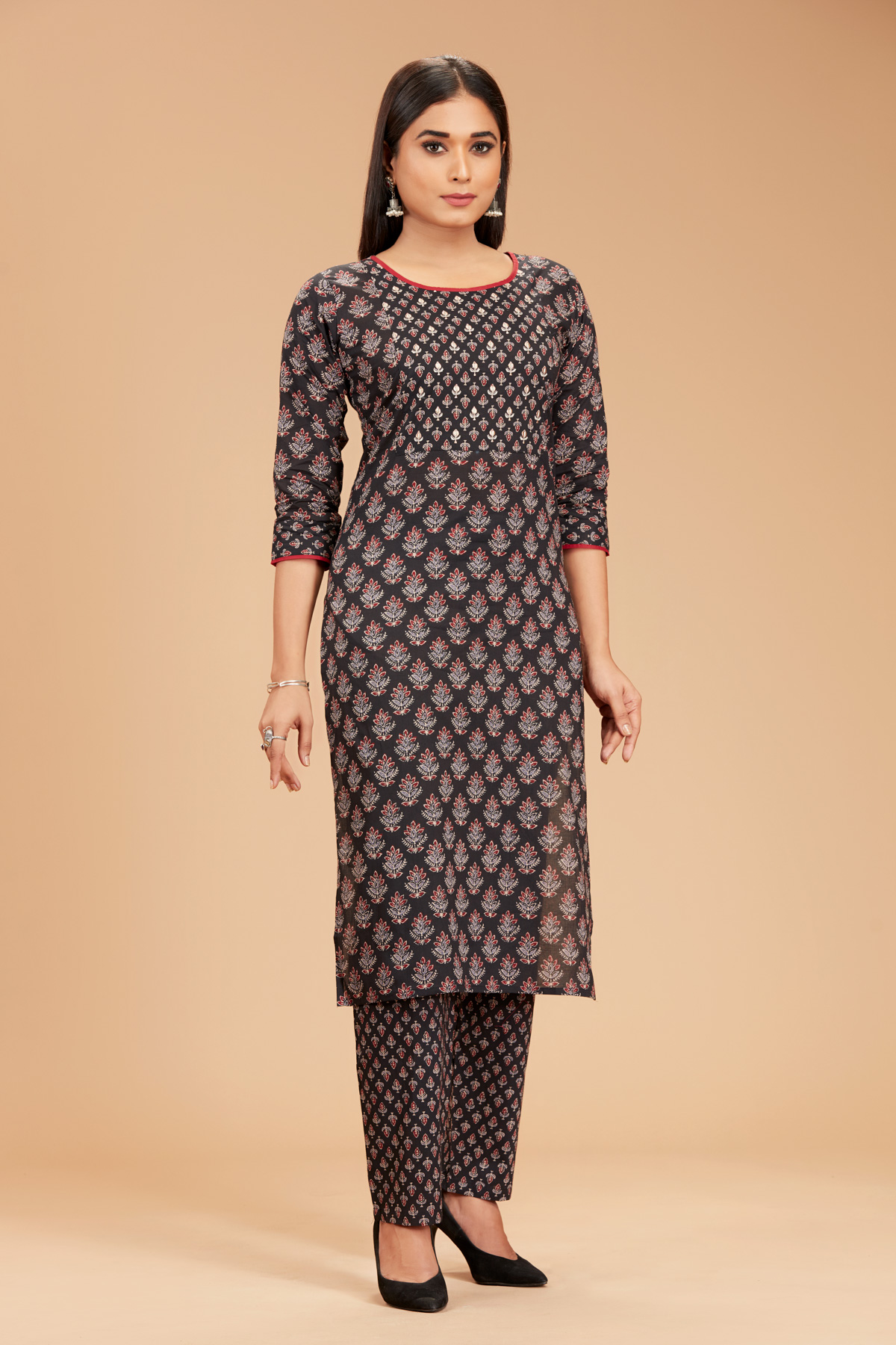 Black Kurti With Pant